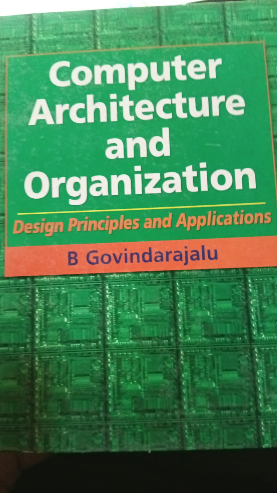 computer architecture and organization