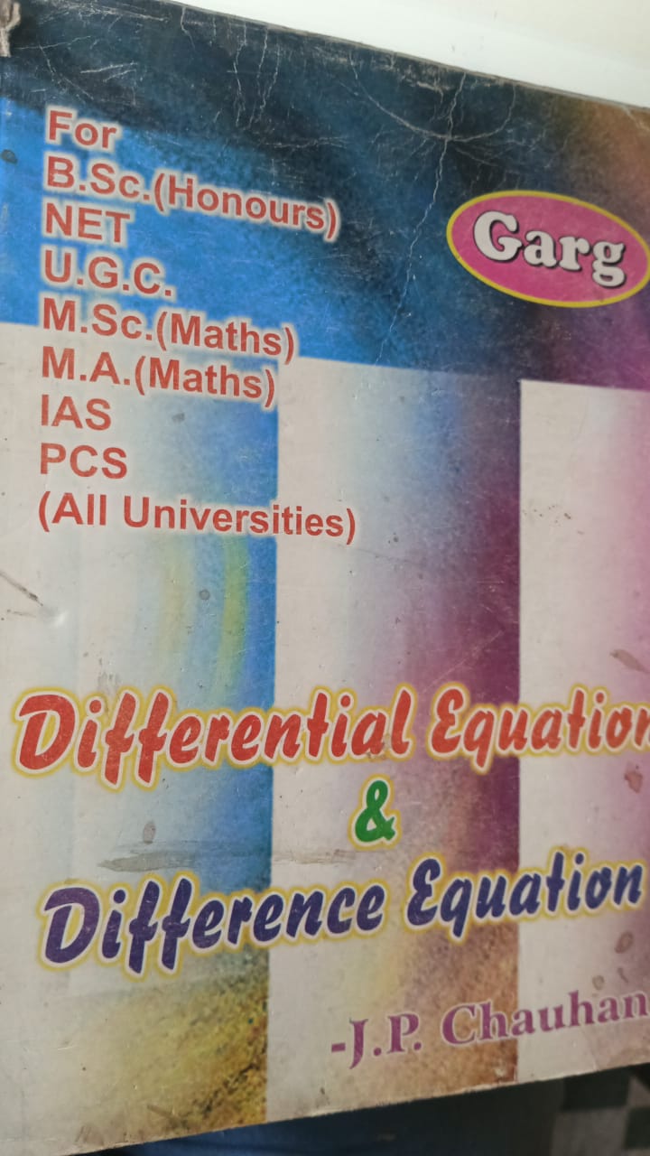 DIFFERNTIAL EDUCATION & DIFFERNCE EQUATION