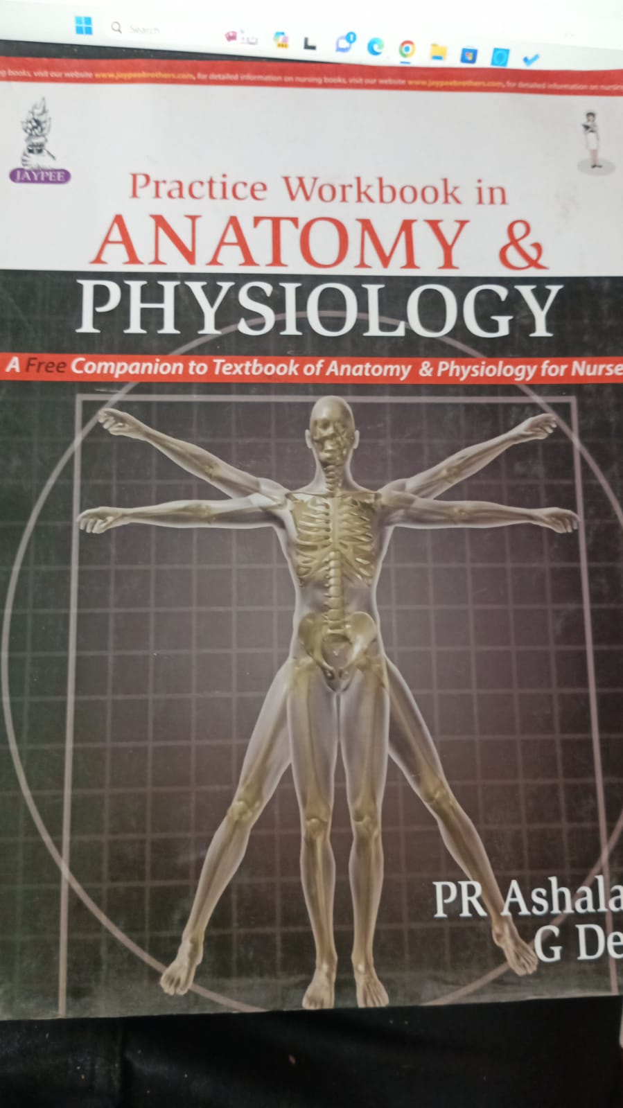 PRACTICE WORKBOOK IN ANATONOMY & PHYSIOLOGY